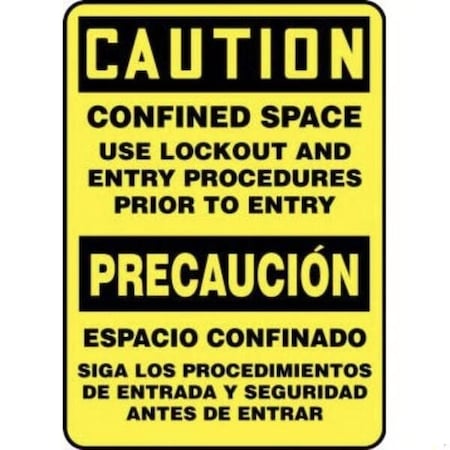 Accuform BILINGUAL OSHA DANGER Safety Sign SBMCSP141XT SBMCSP141XT